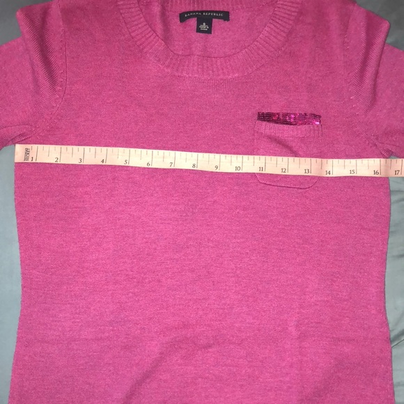 Pink Banana Republic Short Sleeve Shirt Size Small - Picture 8 of 8